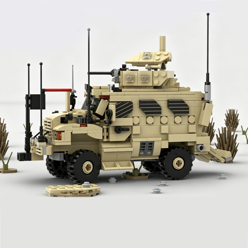 Heavy Equipment Lego - qwert 重装甲車モデル MOC ビルディングブリック 戦争装備 モジュラーテクノロジー