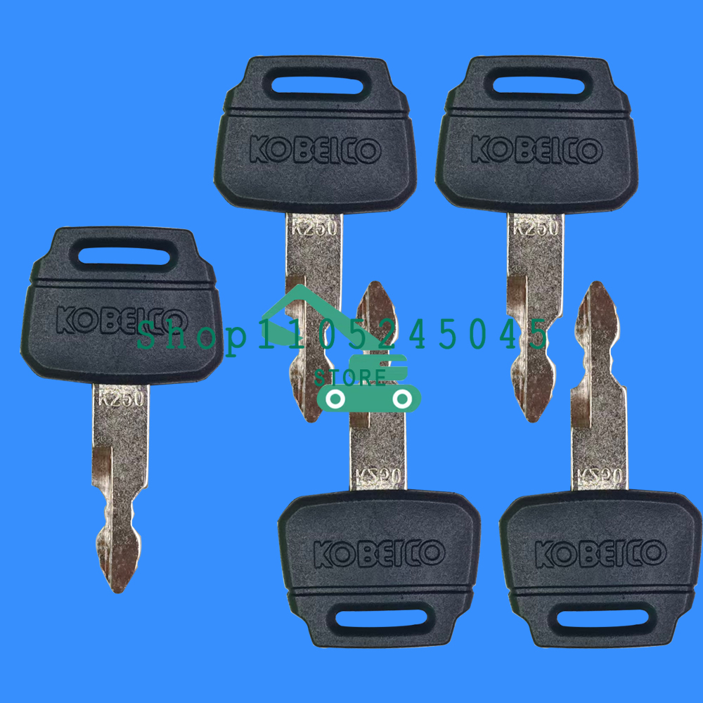 Heavy Equipment Logos - ホットセール 1/5/10個入り OEMロゴ入り K250対応ケース ニューホランド重機用コベルコ掘削機キー 高品質