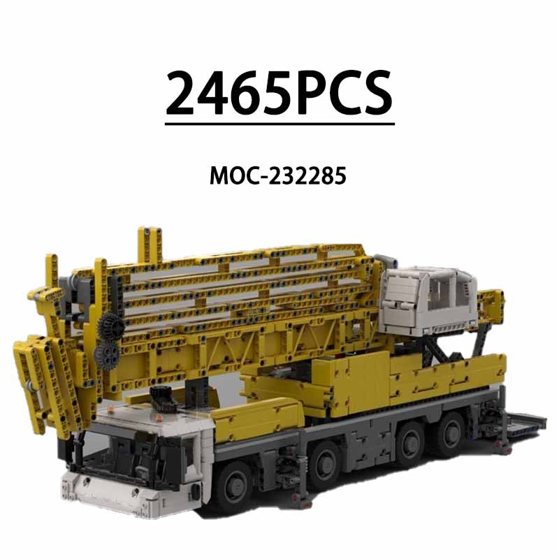 Heavy Equipment Lego - MOC-232285 クレーン mk88 重機運搬車クレーン 2465 ピースビルディングブロックおもちゃ子供の誕生日プレゼントクリスマスギフト