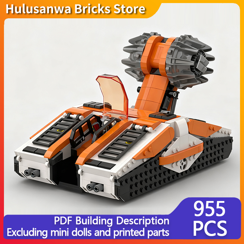 Heavy Equipment Lego - 重宇宙採掘車両モデル MOC 組み立てブロック 戦争装備 モジュール式テクノロジー ギフト