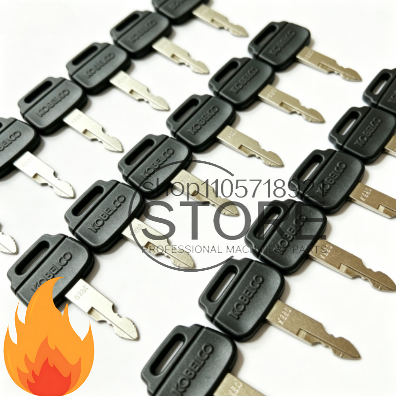 Heavy Equipment Logos - 10/5/1 個 K250 交換用イグニッションキー OEM ロゴ付き