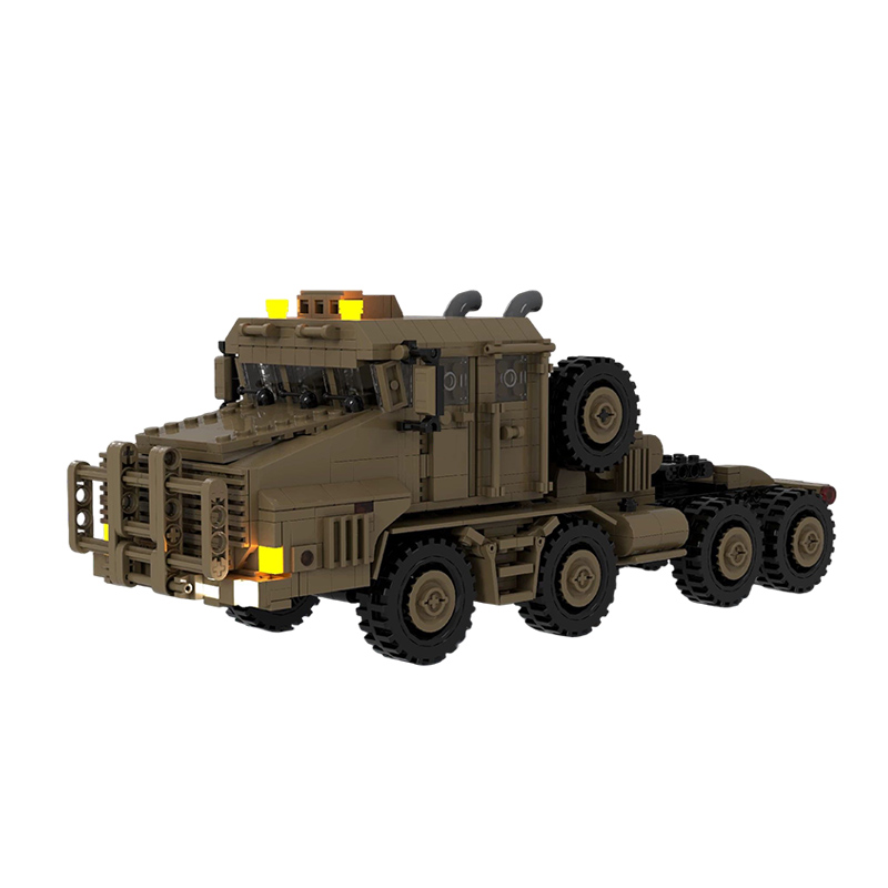頑丈な牽引車モデル。MOC（マイクロスケールモデル）組み立て - Heavy Equipment Lego のレビューと価格