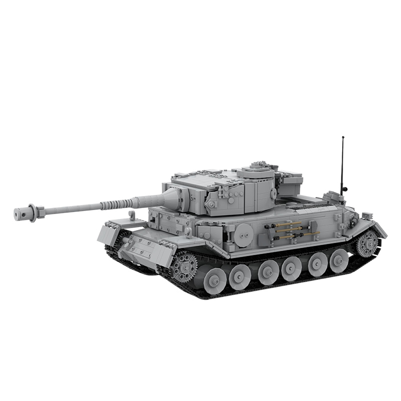 タイガー Ausf.E 重戦車モデル MOC 組み立てブロッ - Heavy Equipment Lego のレビューと価格