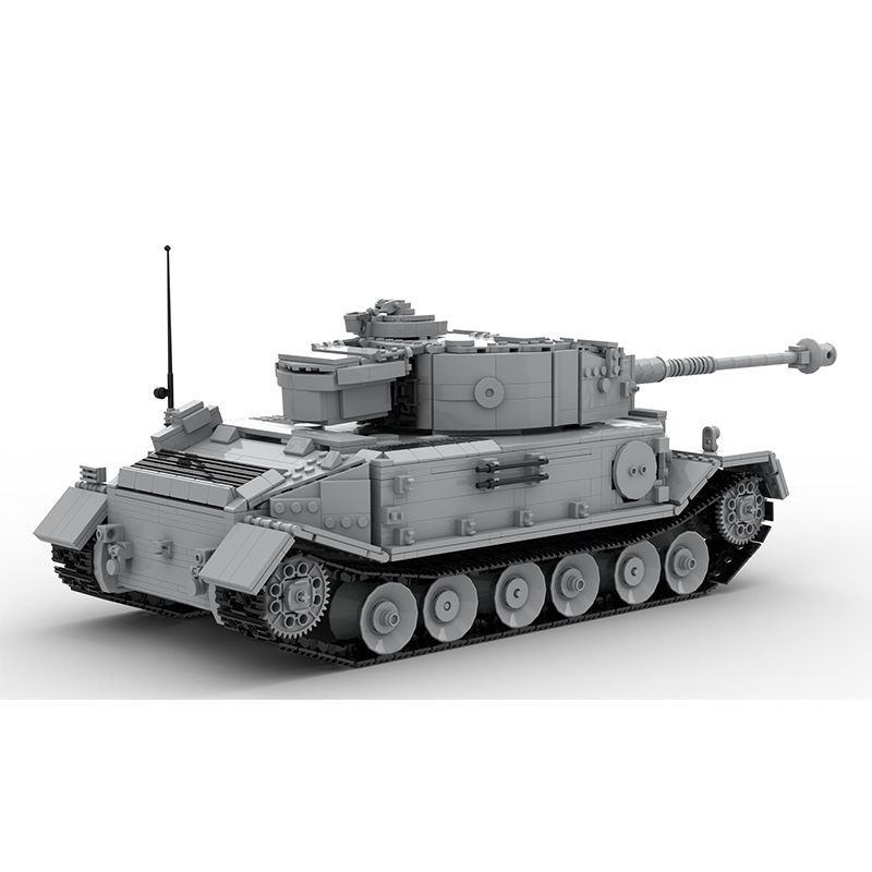 タイガー Ausf.E 重戦車モデル MOC 組み立てブロッ - Heavy Equipment Lego のレビューと価格