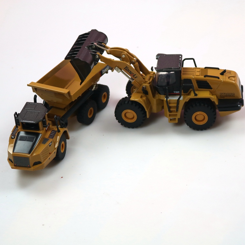 HUINA 1:50 ダンプトラック掘削機ホイールローダーダ - Heavy Equipment Cat のレビューと価格