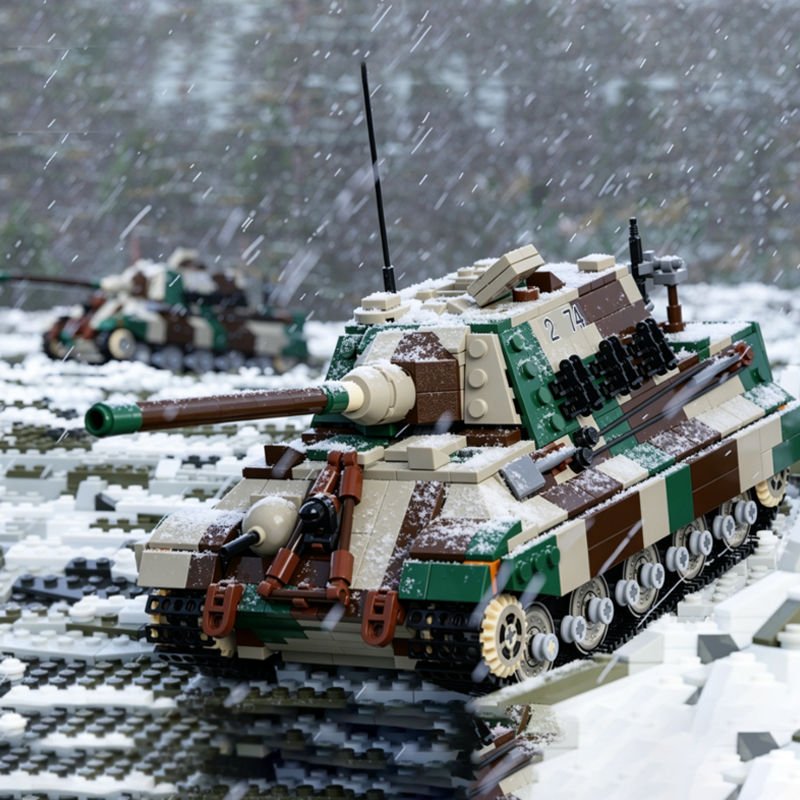 qwert 重戦車駆逐艦モデル MOC ビルディングブリック - Heavy Equipment Lego のレビューと価格