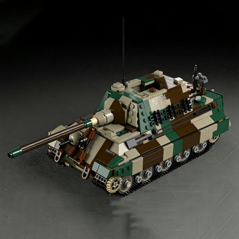 qwert 重戦車駆逐艦モデル MOC ビルディングブリック - Heavy Equipment Lego のレビューと価格