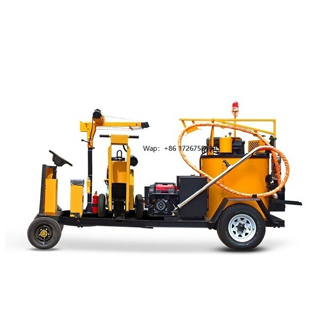 ポットホール補修機 路面補修機 200L アスファルト亀裂充 - Road Crack Sealing Machine のレビューと価格