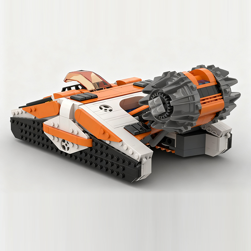 重宇宙採掘車両モデル MOC 組み立てブロック 戦争装備 モ - Heavy Equipment Lego のレビューと価格