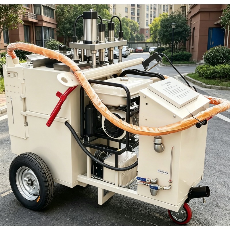 カスタマイズされたひび割れ補修機 手押し式ホットメルトケトル - Road Crack Sealing Machine のレビューと価格
