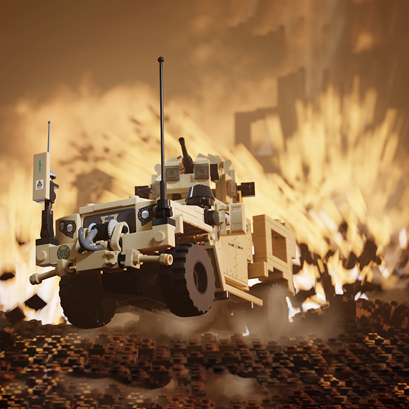 M1278 重戦術トラックモデル MOC 組み立てブロック  - Heavy Equipment Lego のレビューと価格