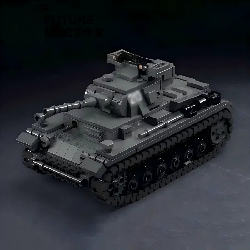MOC WW2 F型重戦車第二次世界大戦軍事装備ビルディング - Heavy Equipment Lego のレビューと価格