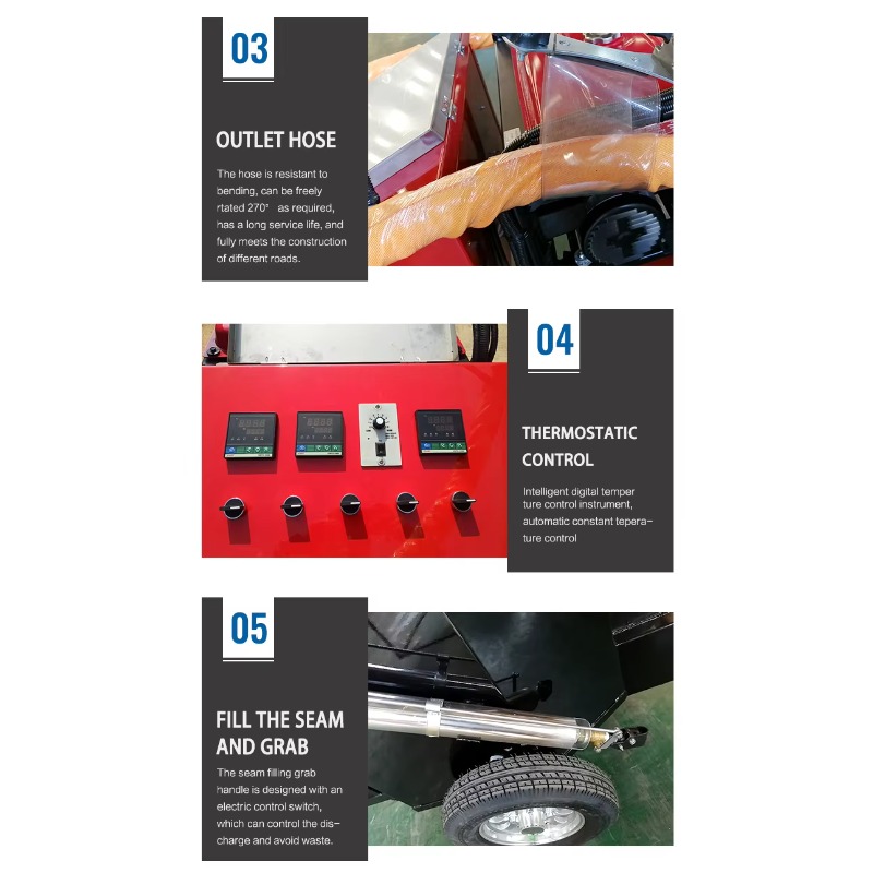 高効率道路亀裂補修機 |   自動温度制御 |   アスファ - Road Crack Sealing Machine のレビューと価格