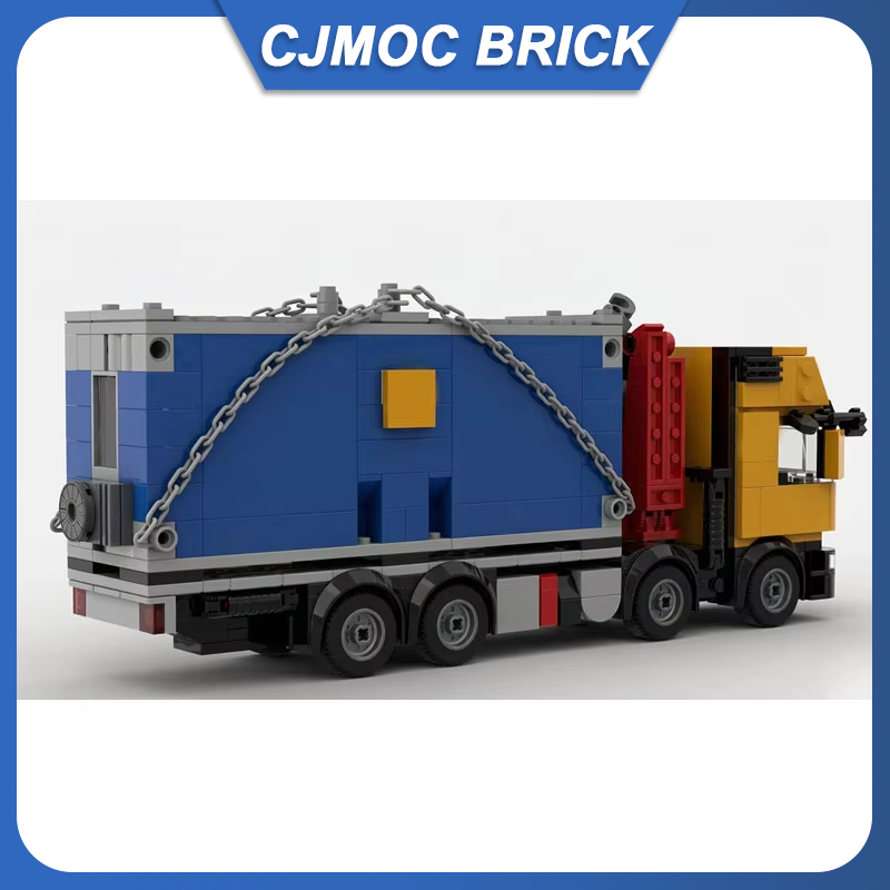 MOC ビルディングブロック 8x4 クレーントラックコンテ - Heavy Equipment Lego のレビューと価格